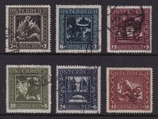 AUSTRIA 1926 Set di 6