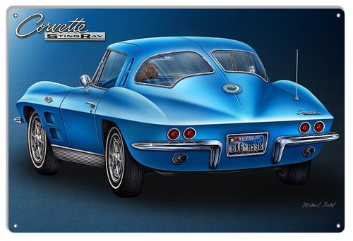 1963 blue corvette sting ray - 1963,