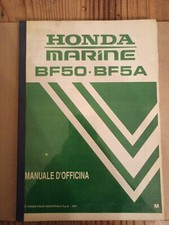 Manuale officina HONDA MARINE BF 50 5 A Repair Manual motore fuoribordo