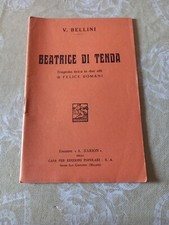 LIBRETTO TEATRO A. BARION EDITORE BEATRICE DI TENDA ⛺️ BELLINI
