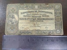 Banconota franchi - da, 5