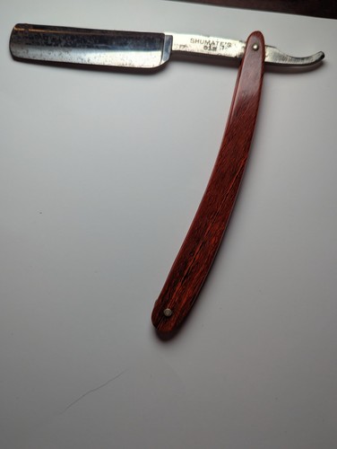 Rasoio dritto vintage shumate - rasoio,