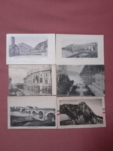 Lotto sei cartoline inizio - lotto,