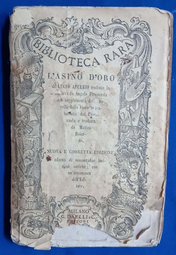 Libro apuleio asino oro - apuleio, d'oro