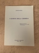 I giorni della chimera. LIBRO