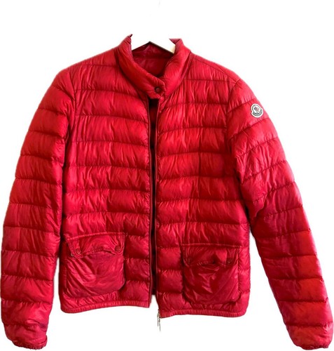 Piumino rosso lans moncler - piumino,