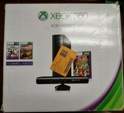 Xbox 360 4gb - con, bundle