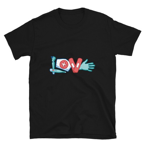 Maglietta love infermiere - love,