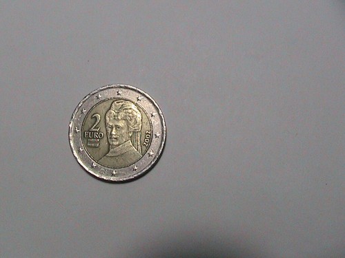 Moneta euro austria anno - 2,