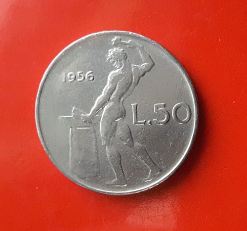 Lire 1956 errore - lire, senza