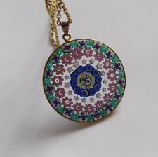 Ciondolo/catena in vetro di