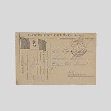 Cartolina in franchigia posta militare 118° Fanteria zona di guerra  VG 1915