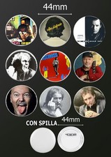 SET 9 SPILLE PINS 44mm VASCO ROSSI