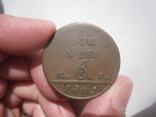 1801 ITALY NAPLES 6 TORNESI
