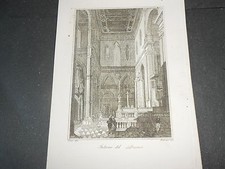 1800 INTERIOR ENGRAVING OF THE