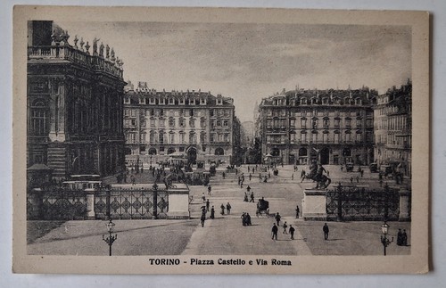 Torino piazza castello e via - torino,