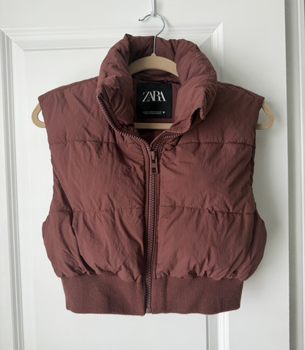 Zara gilet donna - zara, marrone