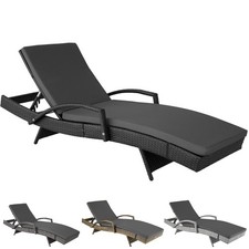 Lettino prendisole rattan