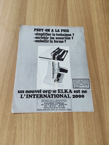 1971 elka organ international - 1971,