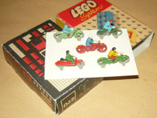 LEGO SYSTEM 270 VINTAGE BICI MOTO SCOOTER VESPA reprobox