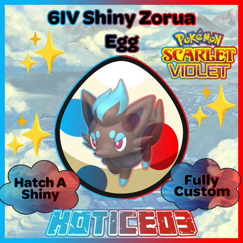 Zorua hisuian uovo 6iv - ✨,