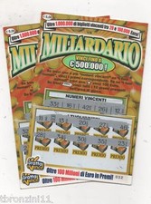 GRATTA E VINCI - MILIARDARIO - 5 EURO - VECCHIA VERSIONE - NON VINCENTE