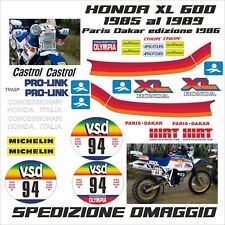 kit adesivi compatibili HONDA XL 600 LM     1986
