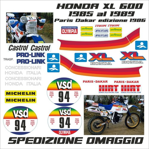 Kit adesivi compatibili - kit, honda