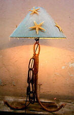 GRANDE LAMPADA DA TAVOLO ANCORA E CATENA NAUTICA