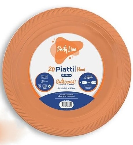 Piatti arancione in - 20,