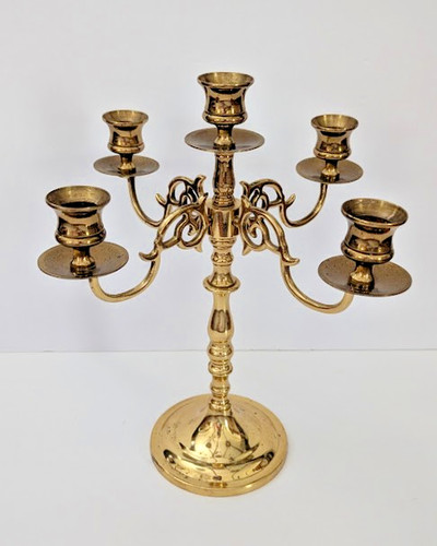 Candelabro vintage ottone