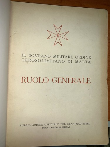 Ruolo generale sovrano - generale,,