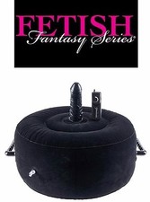 Macchina del sesso puff con vibratore cuscino gonfiabile fallo vaginale black