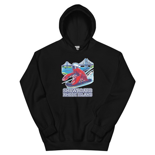 Felpa con cappuccio - , snowboard
