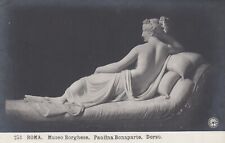 CARTOLINA *72 ROMA LAZIO MUSEO BORGHESE PAOLINA BONAPARTE DORSO NON VIAGGIATA