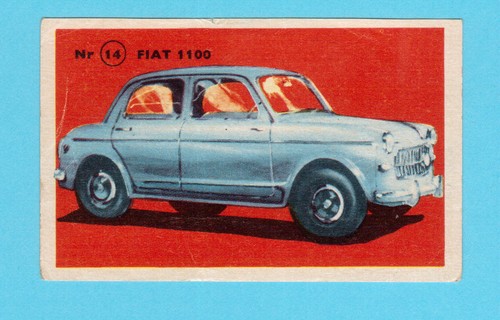 Fiat 1100 cartolina - , da