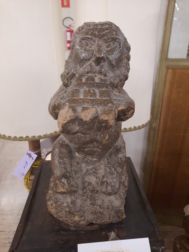 Scultura pietra antica - scultura, in