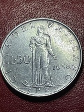 1958 PIUS XII Vatican Coin 50