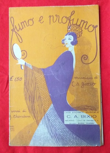 Spartito musicale per canto - , e