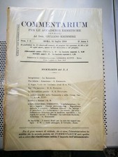 MAGIA - COMMENTARIUM  Anno 1°