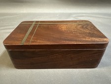 Scatola Di Legno E Argento