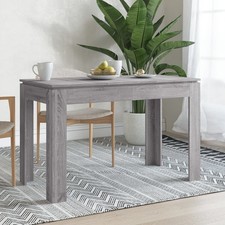 vidaXL Tavolo da Pranzo Grigio