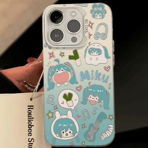 Custodia telefono hatsune miku - custodia,