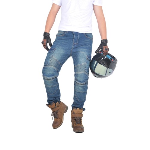 Pantaloni moto uomo con - pantaloni,