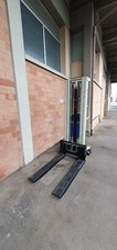 Muletto transpallet elevatore manuale idraulico 1500kg 3mt con forche regolabili