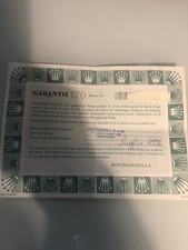 rolex air king 14000 Certificato di Garanzia Seriale T.  perfect