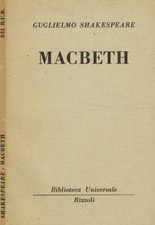 Macbeth. . Guglielmo Shakespeare. 1951. .