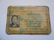 Vietnam war identity card