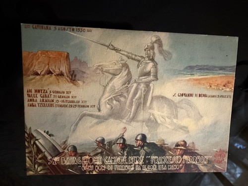 Cartolina militare fascismo - cartolina,