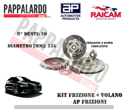 Kit frizione volano - kit, +